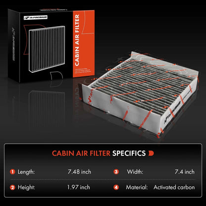 Activated Carbon Cabin Air Filter for Mercedes-Benz GLE350/450 (2019–2023)