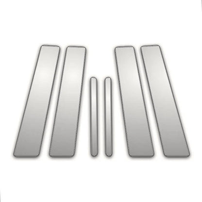 Chrome Pillar Post Covers 6Pc Replacement for Volkswagen Jetta (2005–2010)