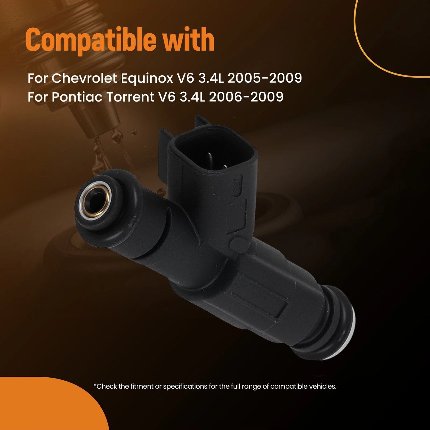 Fuel Injector Kit for Chevy Equinox 3.4L (2005–2009)