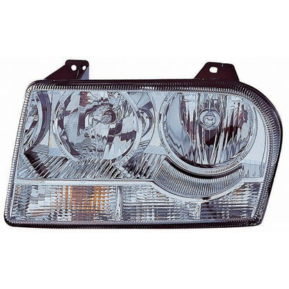 Replacement Passenger Side Halogen Head Light Assembly w/o Delay Option