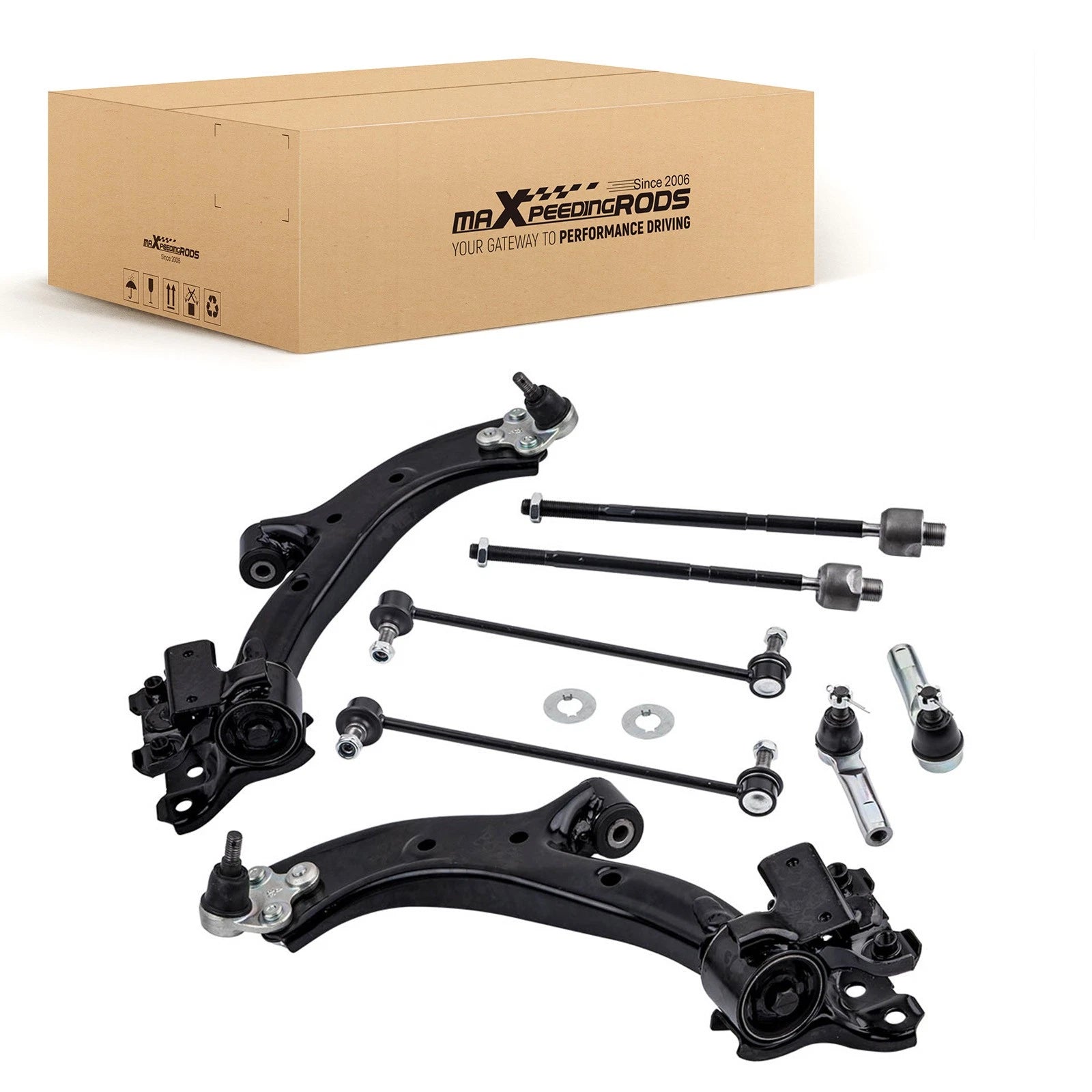 Front Upper Lower Control Arm Ball Joint Sway Bars for Honda CR-V (2007–2011)