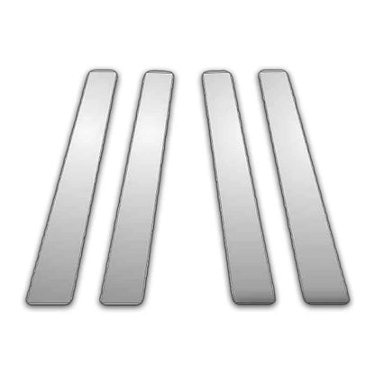 4Pc Chrome Pillar Post Covers for Toyota RAV4 (2007–2013)