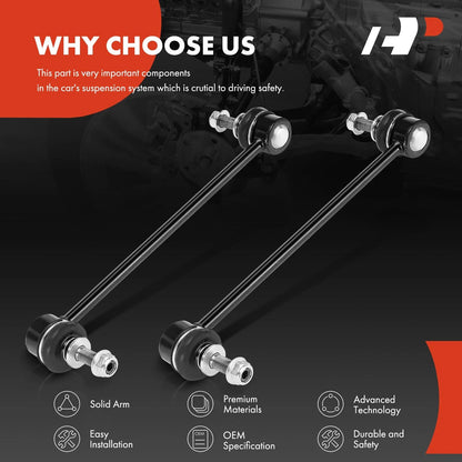2X Front Side Stabilizer Bar Link for Chevrolet Spark (2016–2022)