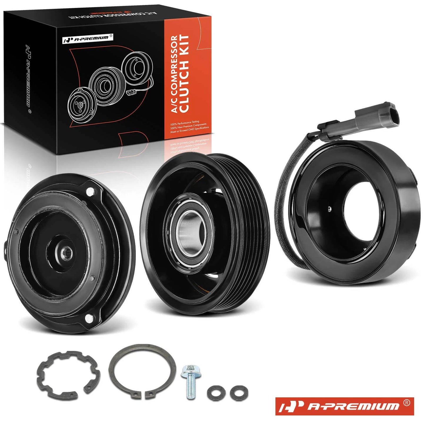 A/C Compressor Clutch Kit for Chevy Silverado 2500 HD (2001–2007)