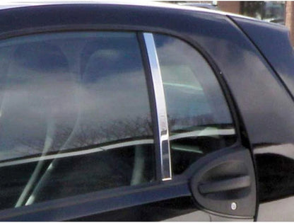 2pc. Luxury FX Chrome Pillar Post Trim for 2008-2012 Smart Fortwo