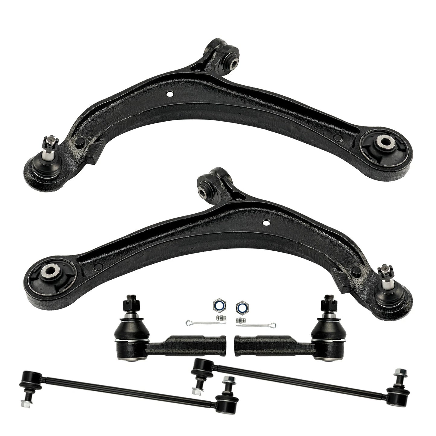 Front Lower Control Arms Outer Tie Rod Sway Bars for Honda Odyssey (2011–2017)