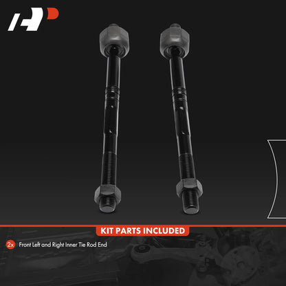 2X Front Inner Tie Rod End for Chevrolet Malibu (2013–2015)