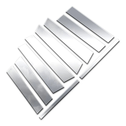 10Pc Chrome Pillar Post Covers for Mercedes GL (2007–2012)