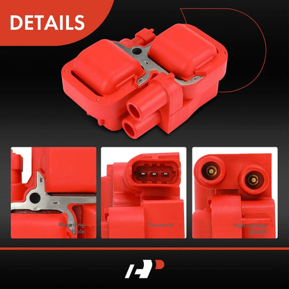 6x Red Ignition Coil for Mercedes-Benz C240 C320 C280 CLK320 SL55 AMG (2001–2005)