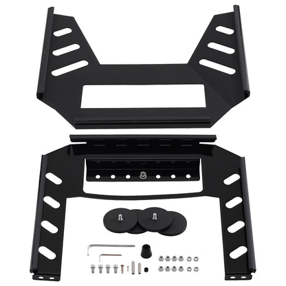 Flat Mount Support for Starlink Gen 3 for RV Vans, Boats (Black Steel)
