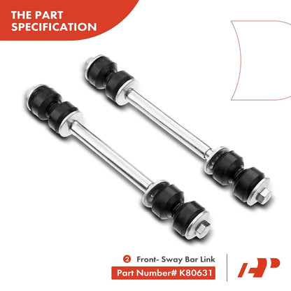8x Front Upper Control Arm Ball Joint Sway Bar for Chevy GMC Hummer