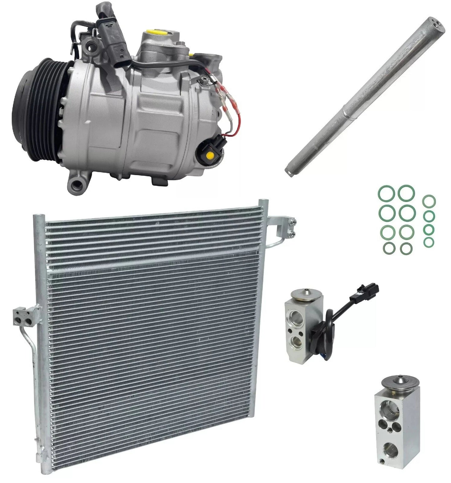 AC Compressor Kit with Condenser for Mercedes GLS350d 3.0L Diesel (2017–2017)