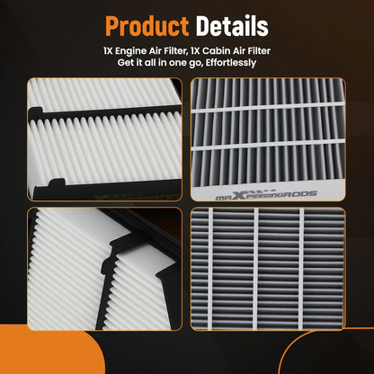 Engine Cabin Air Filter for Honda Civic and HR-V (2016–2026)