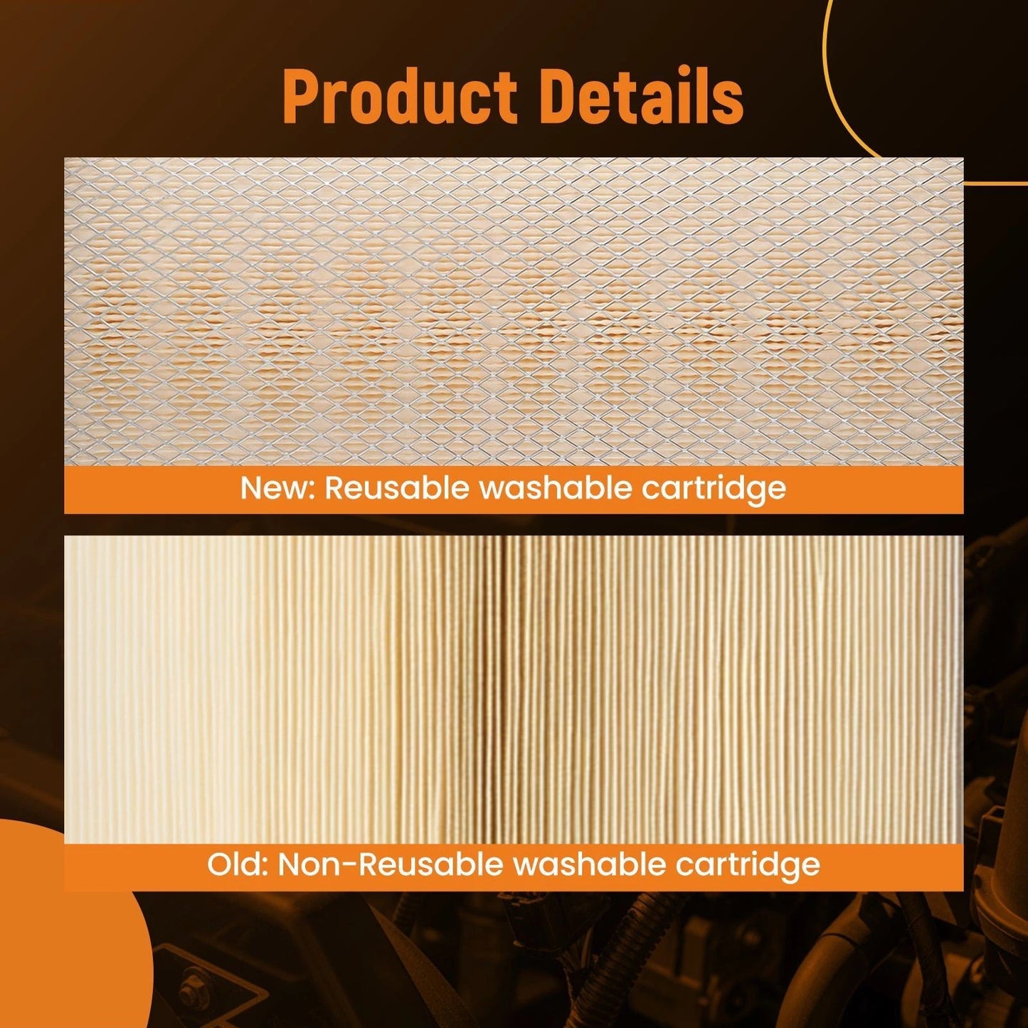 Heavy Duty Air Filter for International ProStar (2003–2016) 2PC Set