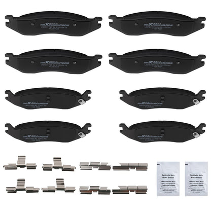 Front and Rear Brake Pads Set for Dodge Durango 2003–2006 and Ram 1500 2002–2005