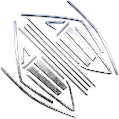 Luxury FX Chrome Window Package with Pillar Posts for Lexus RX350 (2004–2009)