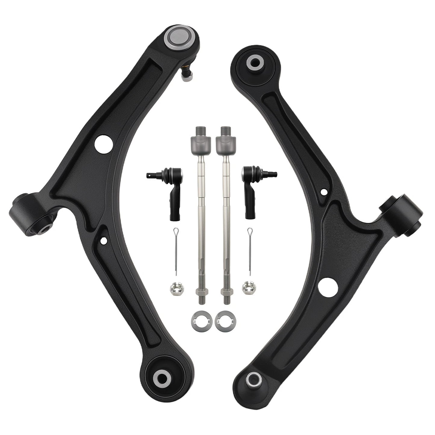 Front Lower Control Arms and Tie Rod Ends for Honda Ridgeline (2006–2014)