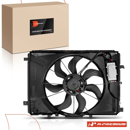 Cooling Fan Assembly with Shroud for Mercedes-Benz CLA250 GLA250 SLK250 (2014–2019)