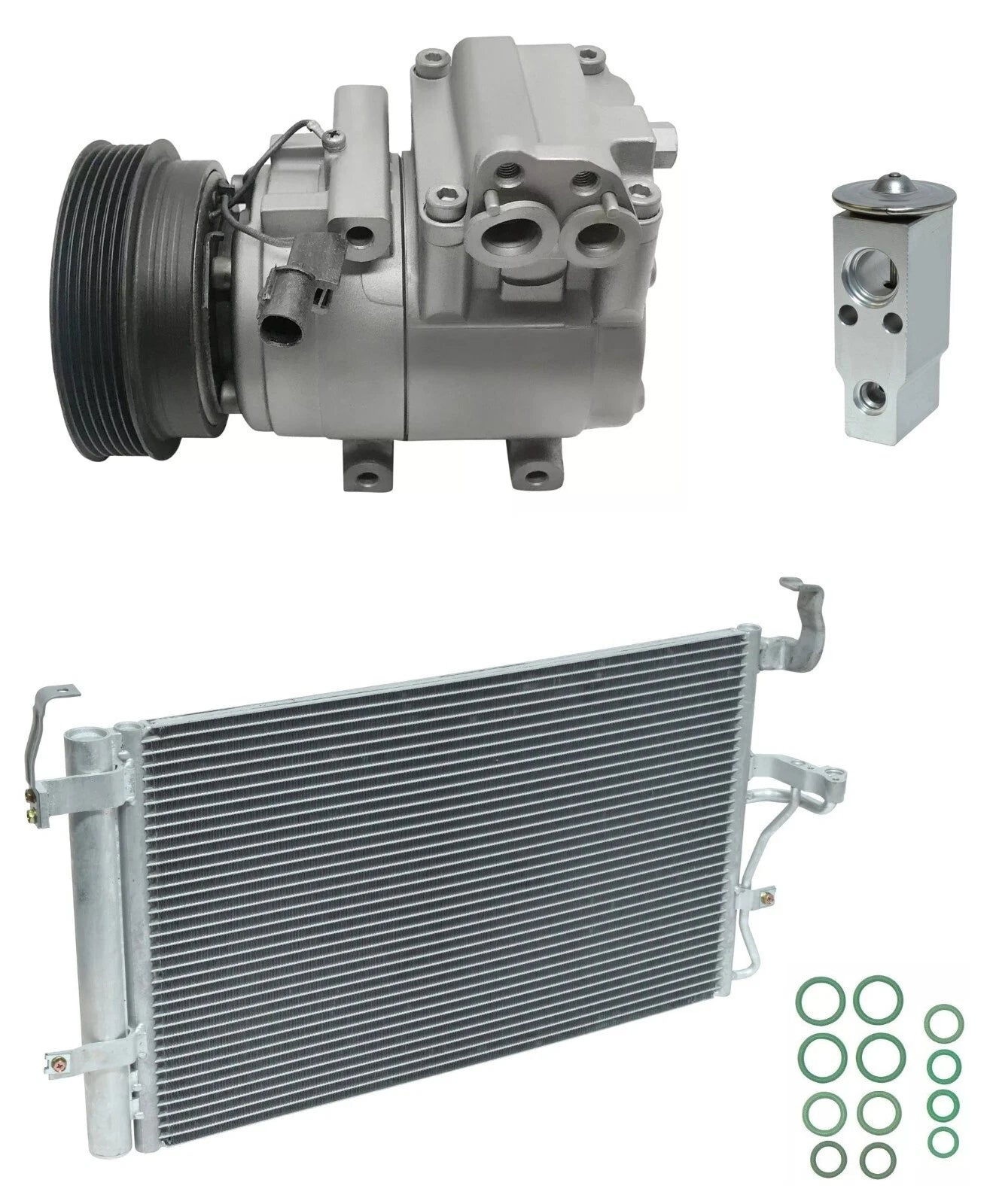 AC Compressor Kit Replacement for Hyundai Tiburon GT 2.7L (2003–2008)