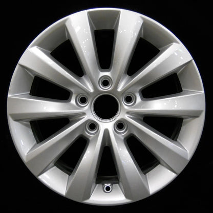 16x6.5 Factory Wheel Bright Medium Silver Replacement for Volkswagen Beetle (2013–2015)