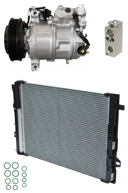 AC Compressor Kit with Condenser for Mercedes CLA250 2.0L (2017–2019)