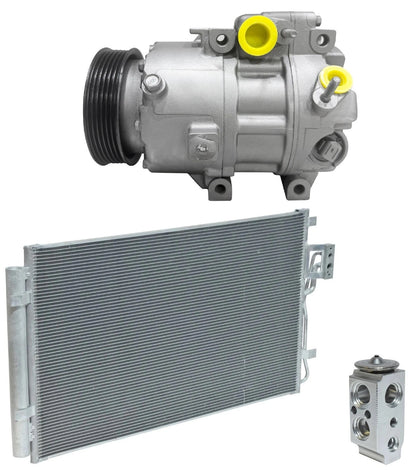A C Compressor Kit With Condenser for Kia Sorento 3.3L (2015–2015)