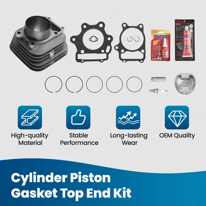 Big Bore Cylinder Piston Gasket Kit for Honda Sportrax TRX300EX (1993–2008)