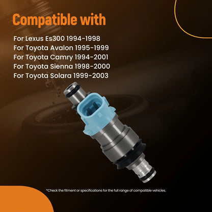 Fuel Injector Set for Toyota Avalon Camry Sienna (1995–1999) 3.0L V6
