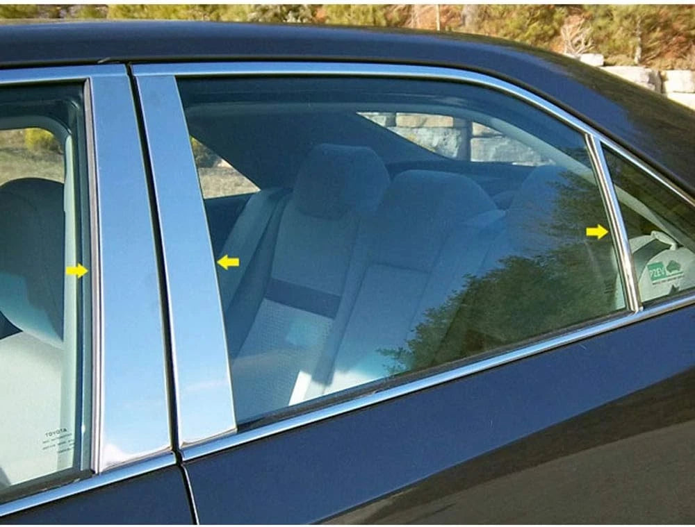 6pc. Luxury FX Chrome Pillar Post Trim for 2012-2014 Toyota Camry