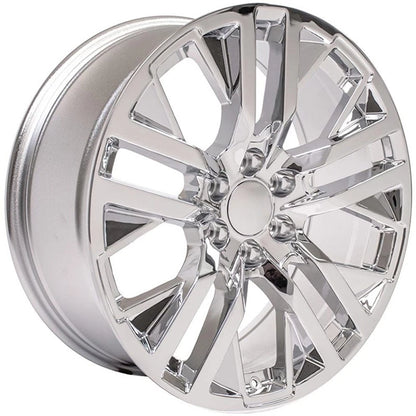 Chrome Wheel 22 Inch Front for 2003–2014 Chevy Express 1500