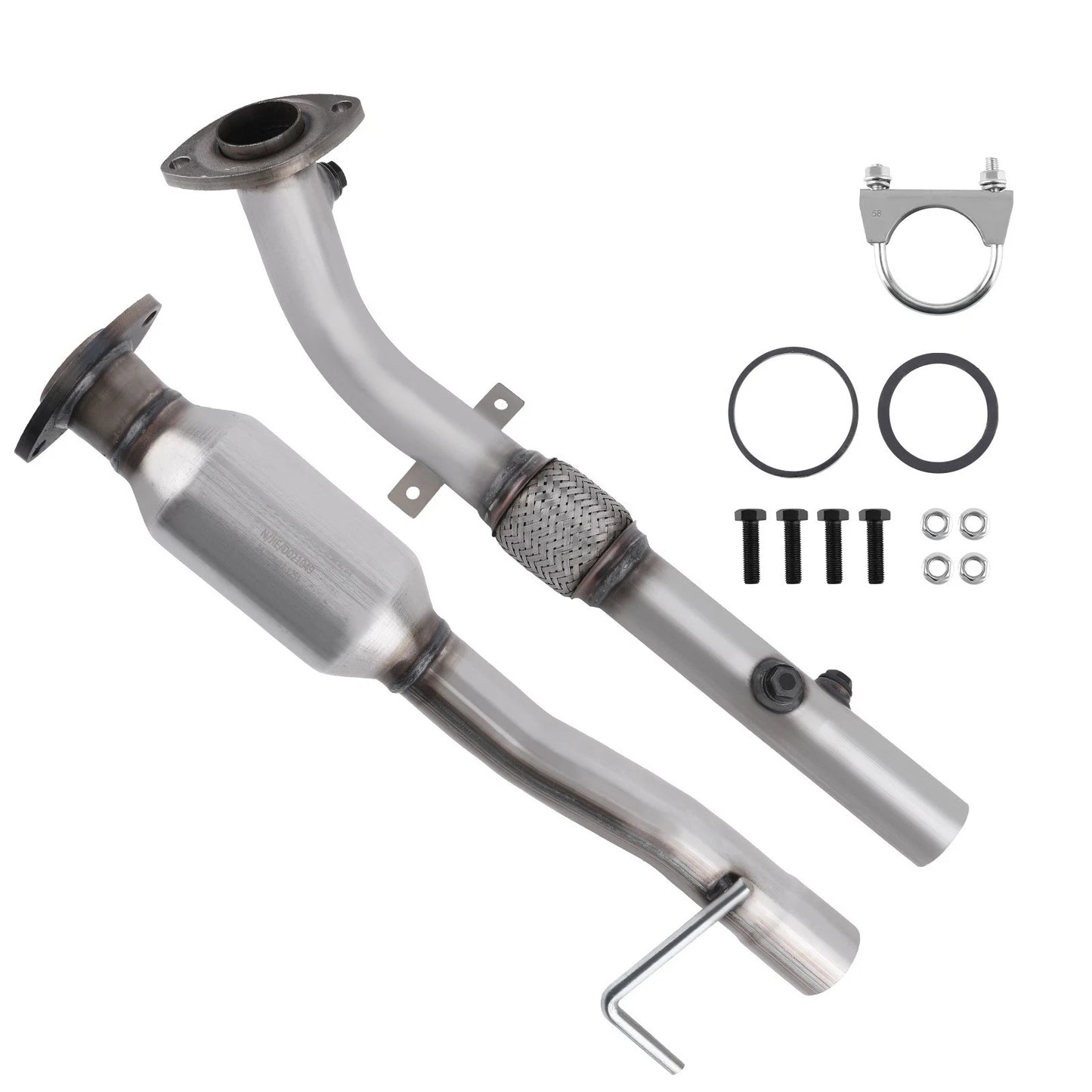 Exhaust Catalytic Converter for Toyota Camry 2.4L (2006–2008) 400Cell Honeycomb