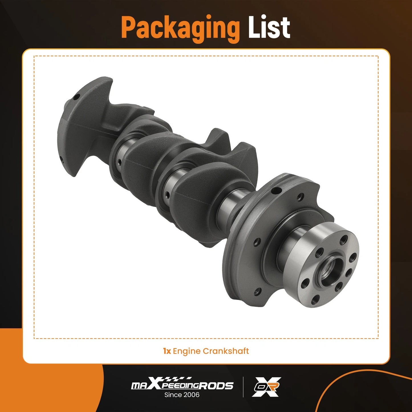 Crankshaft for Hyundai Accent Veloster Kia Rio Soul 2018–2022