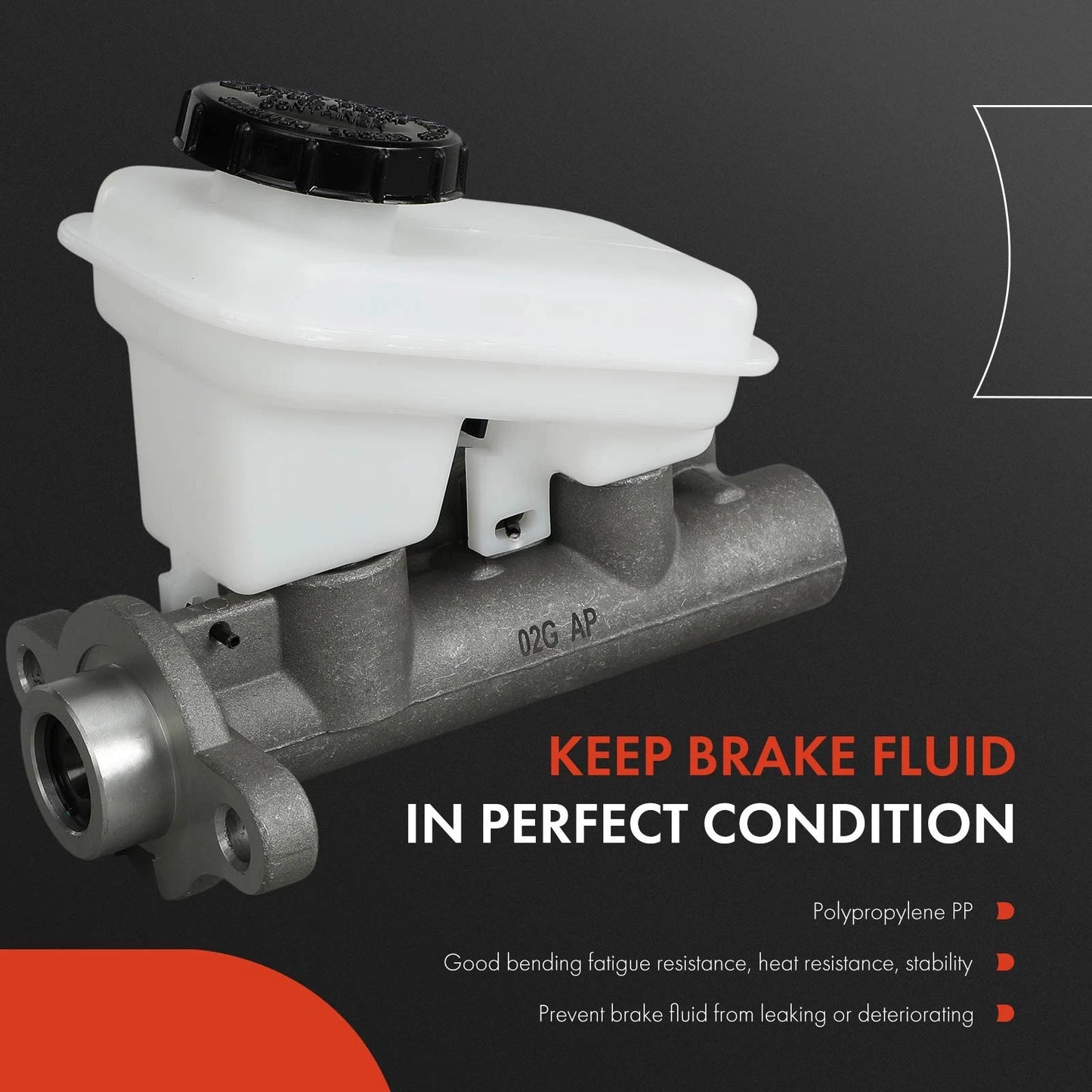Brake Master Cylinder with Reservoir & Sensor for Chevy Lumina APV (1990–1996)