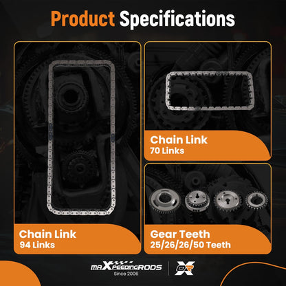 Engine Timing Chain for Ram 1500 3.7L V6 (2011–2019)