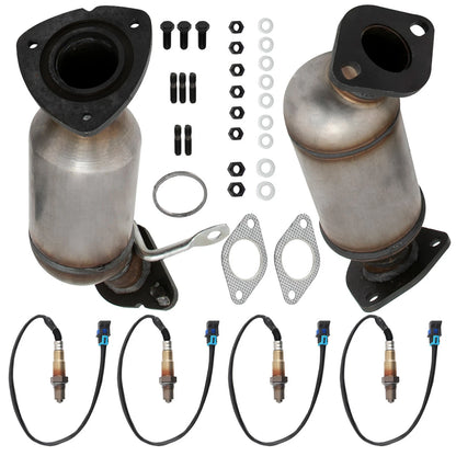 Catalytic Converter & Oxygen Sensor Kit for 3.6L V6 Buick GMC Chevrolet (2012–2017)