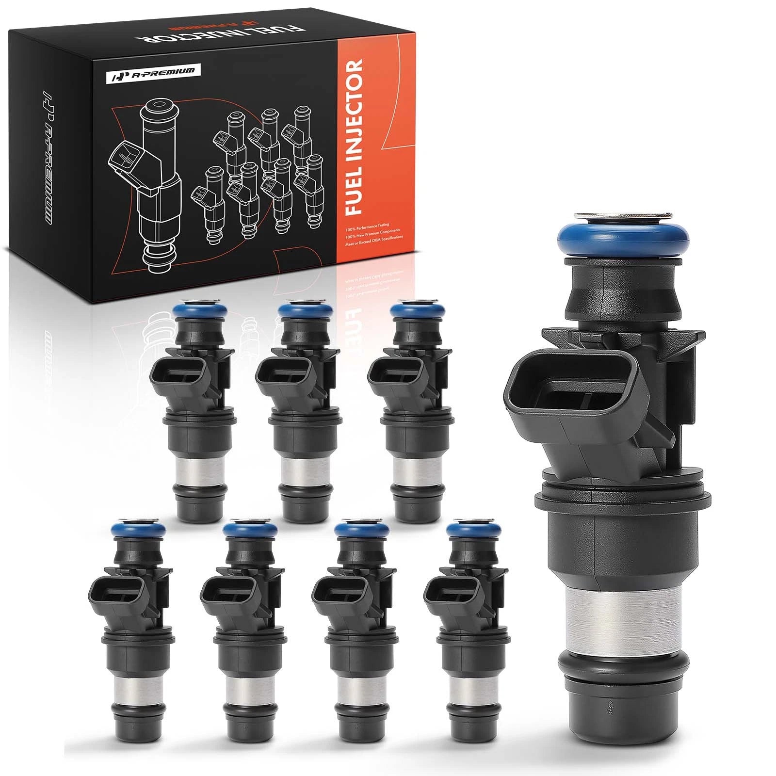 8x Fuel Injectors for Chevy Silverado 1500 GMC Sierra 1500 (2000–2007)