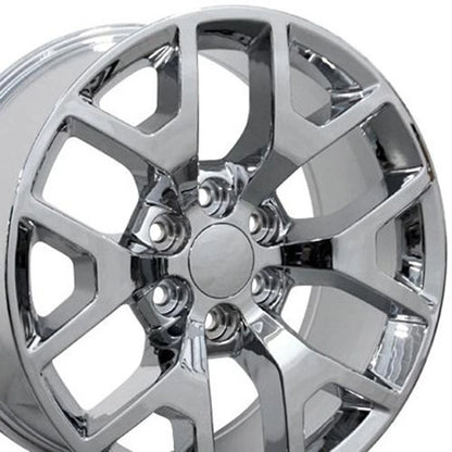 22" Chrome Wheel for 1988-2000 Chevy C2500 - RVO0806 - RVO0806