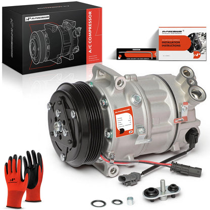 A/C Compressor with Clutch for Chevrolet Equinox GMC Terrain (2015–2017)