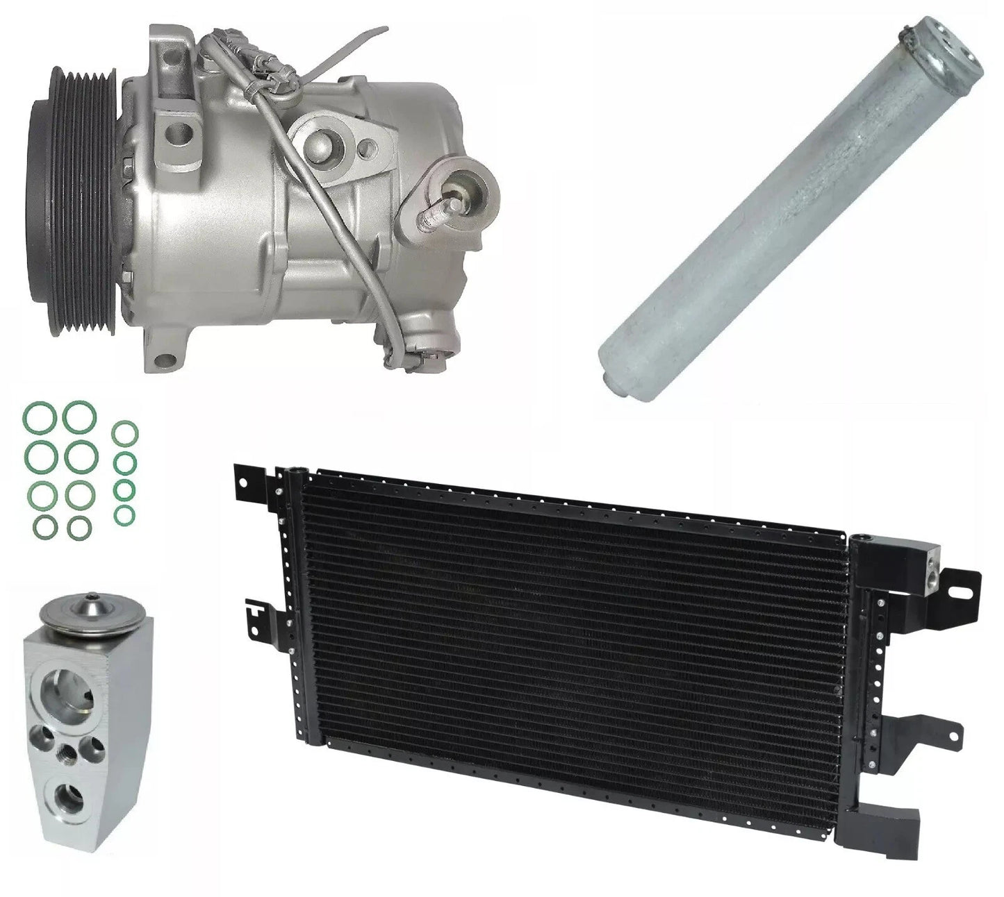 AC Compressor Kit With Condenser for Jeep Compass 2.0L (2010–2016)