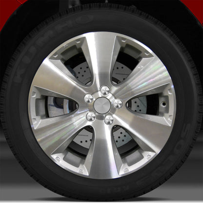 17x7 Factory Wheel (Sparkle Silver Machined) for 2010 Subaru Outback