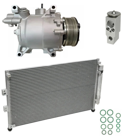 AC Compressor Kit With Condenser for Honda Civic Sedan 2.0L (2011–2015)