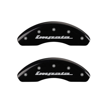 Caliper Covers Set of 4 Black for 2014–2020 Chevrolet Impala