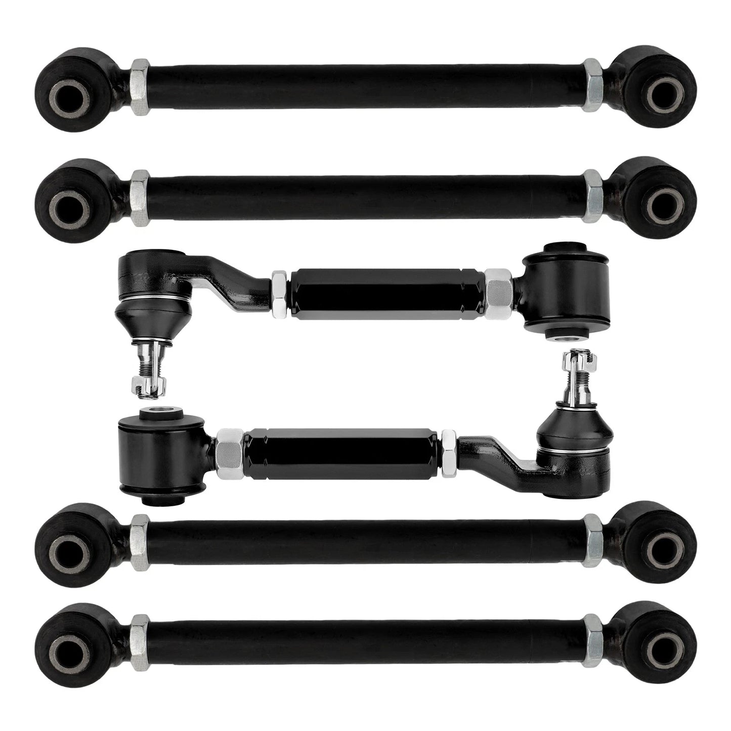 6pcs Rear Upper & Lower Control Camber Arms for Honda Accord (2003–2007)