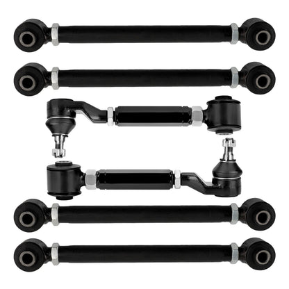 6pcs Rear Upper & Lower Control Camber Arms for Honda Accord (2003–2007)