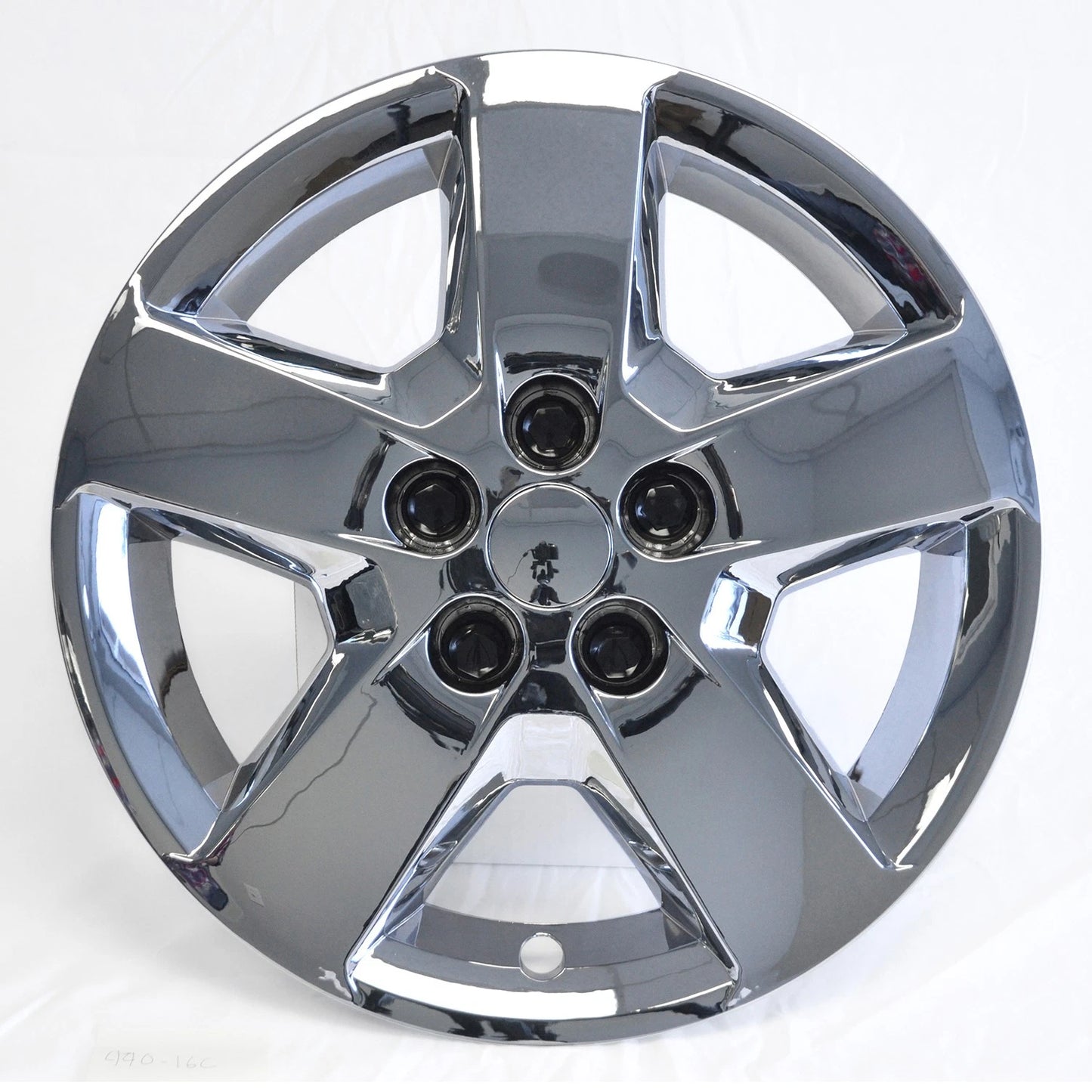 Chrome Bolt On Hubcaps Wheel Covers Set for 2007-2011 Chevy HHR (16 Inch)