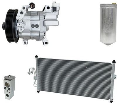 AC Compressor Kit with Condenser for Nissan Sentra 2.0L (2001–2006)