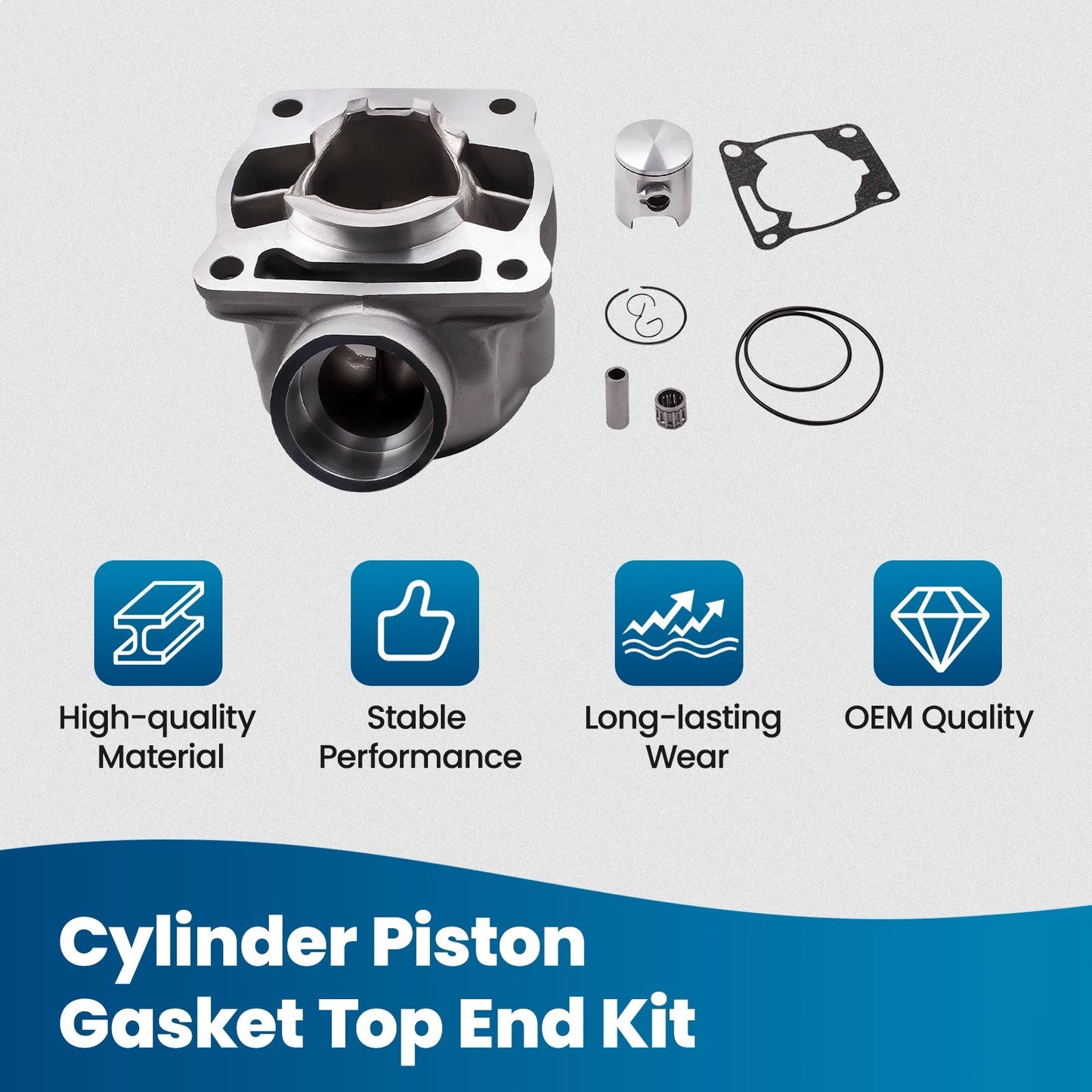 Cylinder Piston Rings for Yamaha YZ85 (2002–2018)