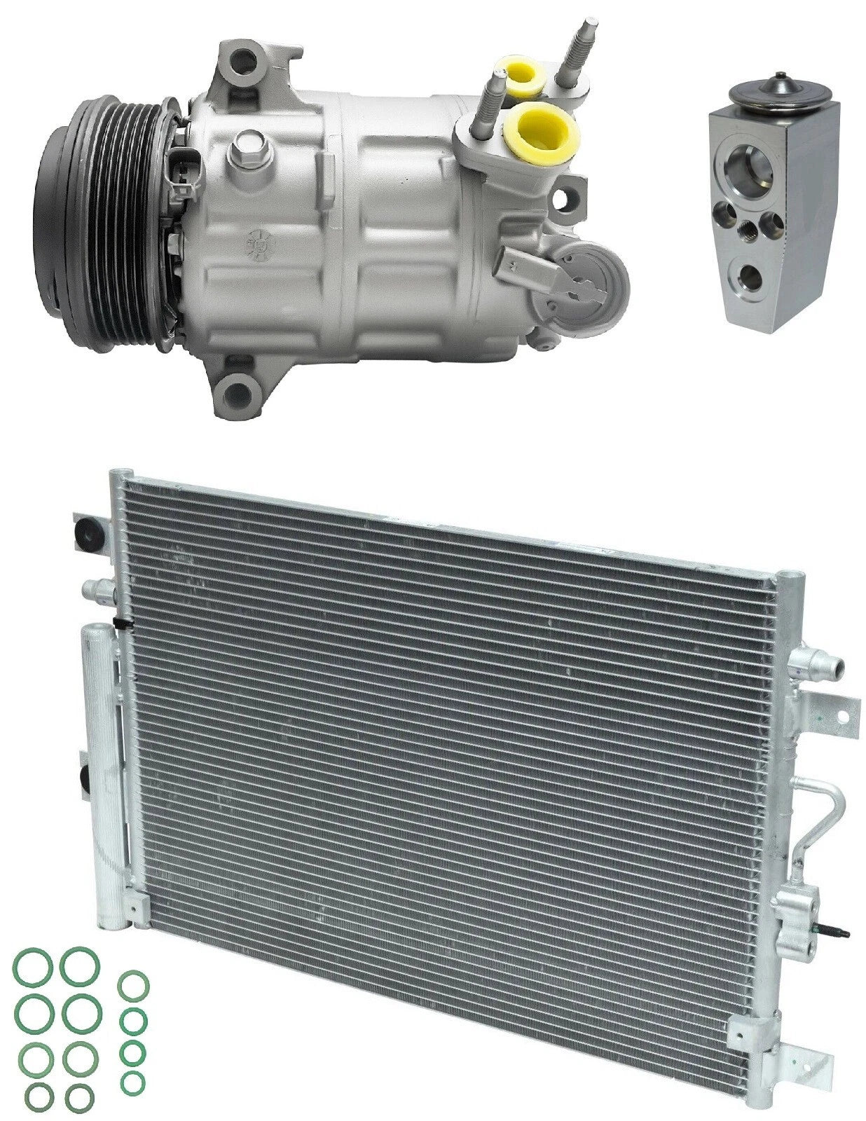 A C Compressor Kit With Condenser Replacement for Jeep Cherokee (2020–2022)