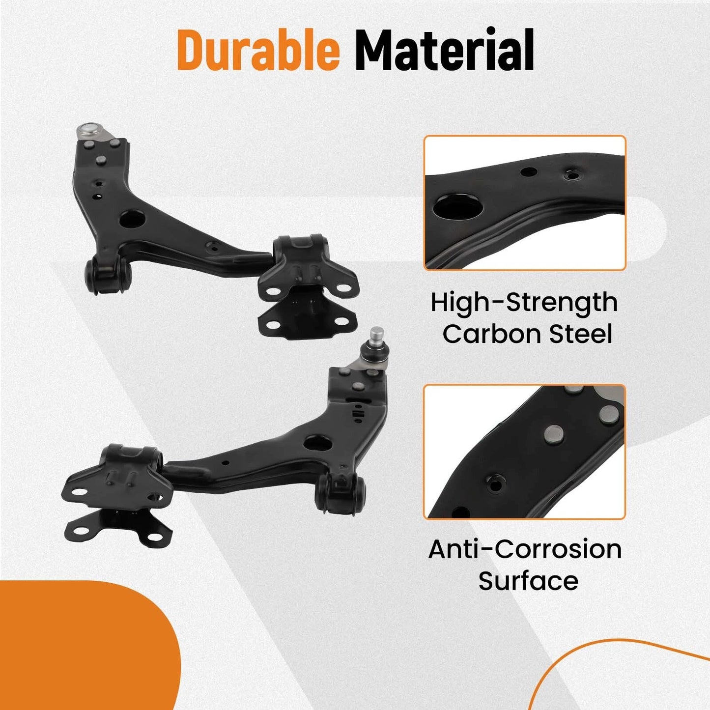 Front Lower Control Arm & Ball Joint for Ford Escape (2013–2015) SE