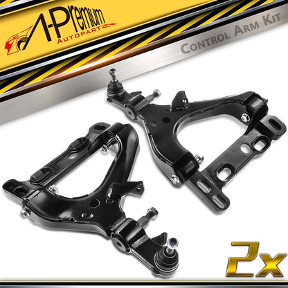 2X Front Lower Control Arm with Ball Joint for Chevy Trailblazer (2004–2007)
